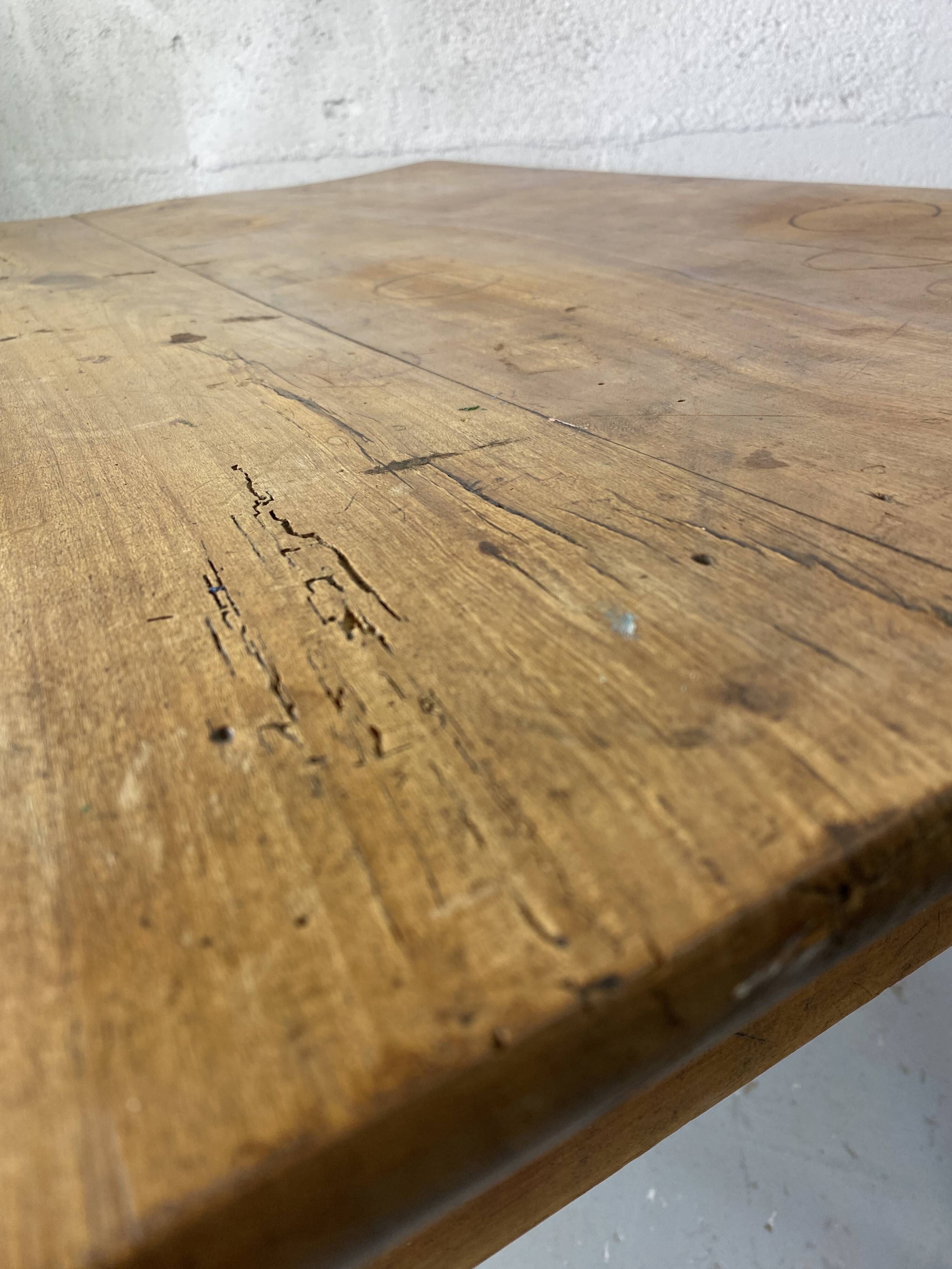 Small old kitchen table