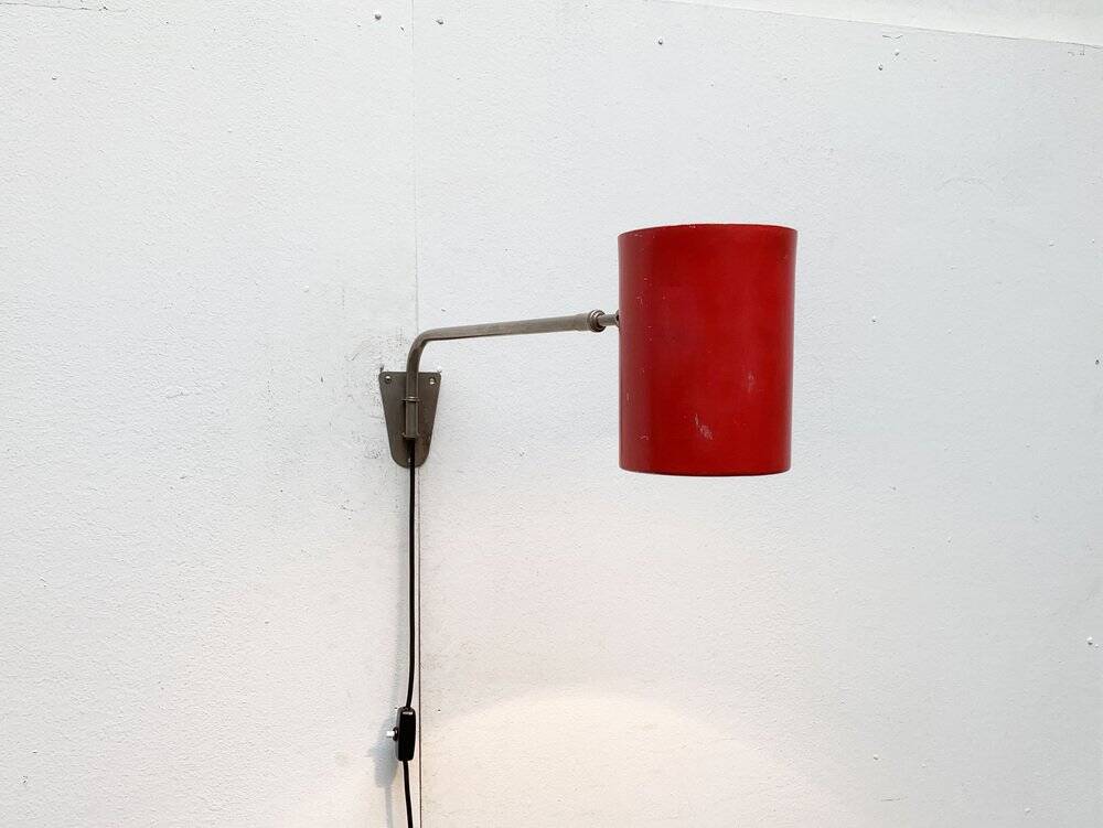 German minimalist wall lamp from the mid-century by Hala, 1960s.