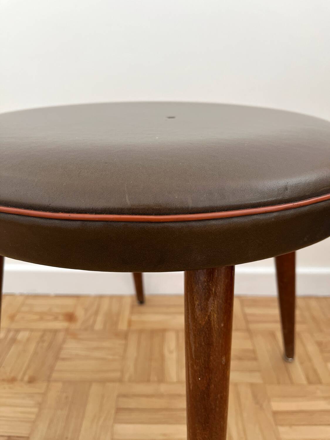 Mondor stool by Baumann vintage with compass legs