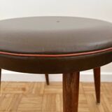 Mondor stool by Baumann vintage with compass legs
