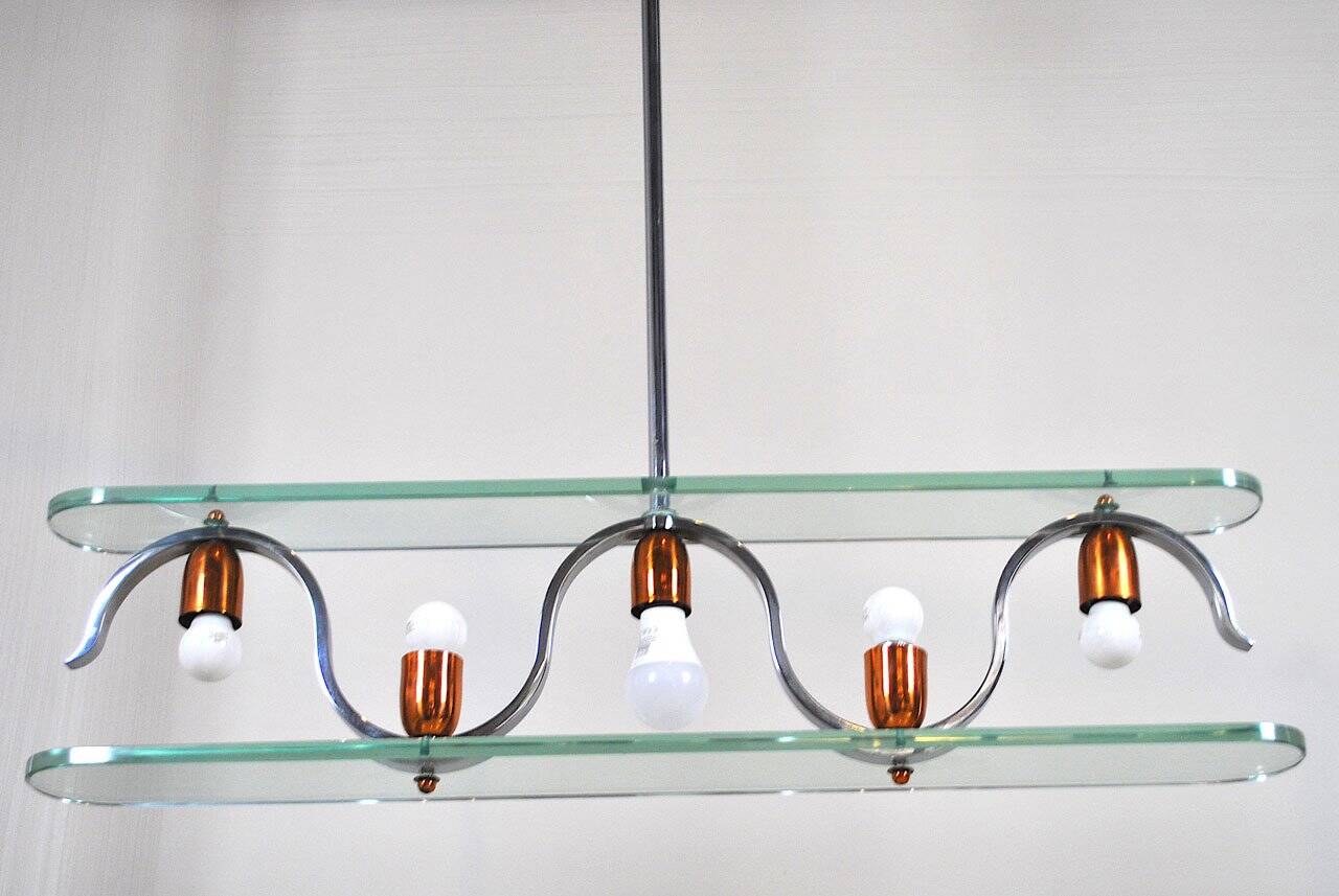 Suspension lamp, Italy, 1950s