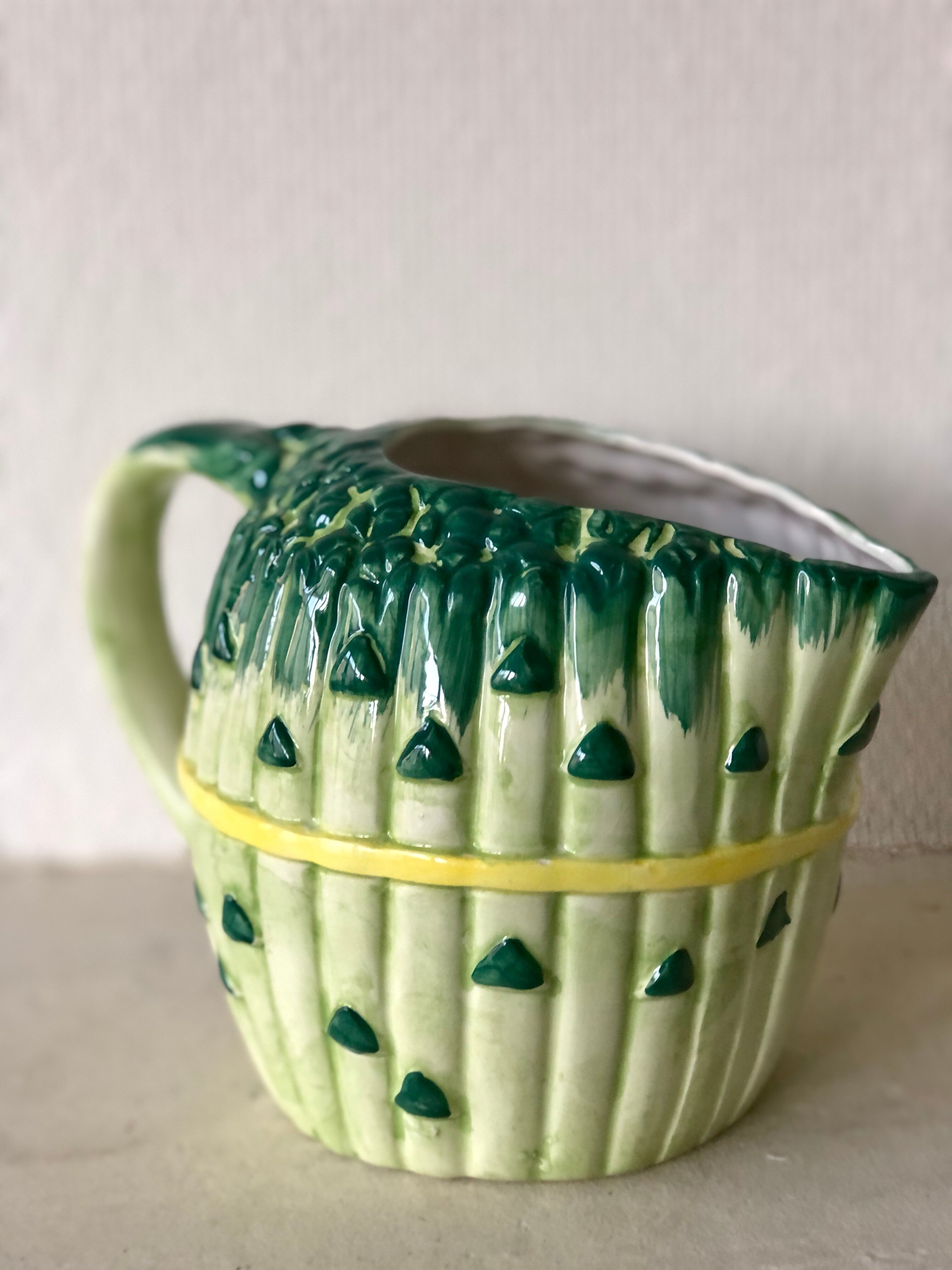 Pitcher slurry bouquet asparagus