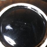 Ancien service petit déjeuner magdalith céramique noire & bleue vintage #a517