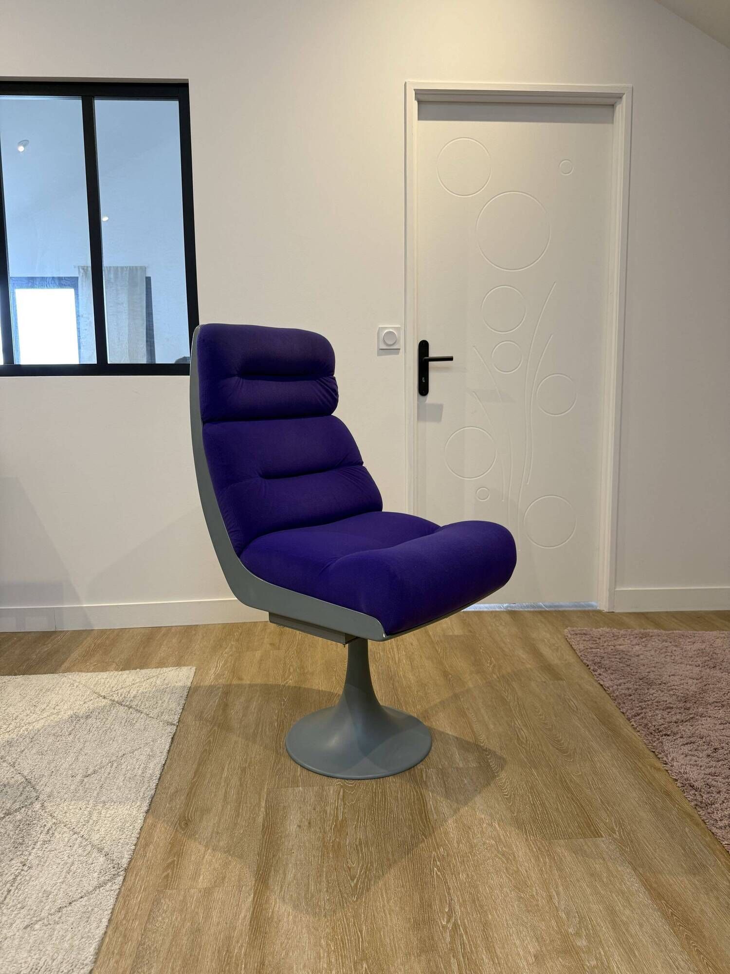 vintage 80s designer armchair