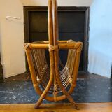 Bamboo magazine rack, 1960s