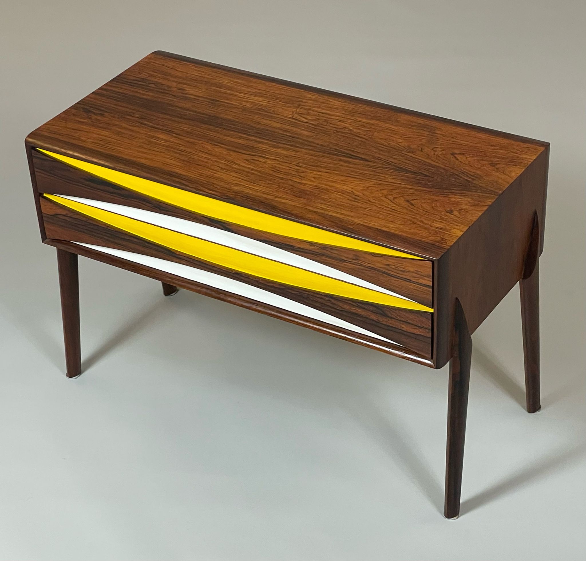 Palisander beside chest by Niels Clausen for N.C. Møbler