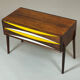 Palisander beside chest by Niels Clausen for N.C. Møbler