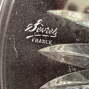 Crystal de Sèvres salad bowl in cut crystal