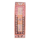Pink Vintage Kilim Runner Rug, 95x325Cm