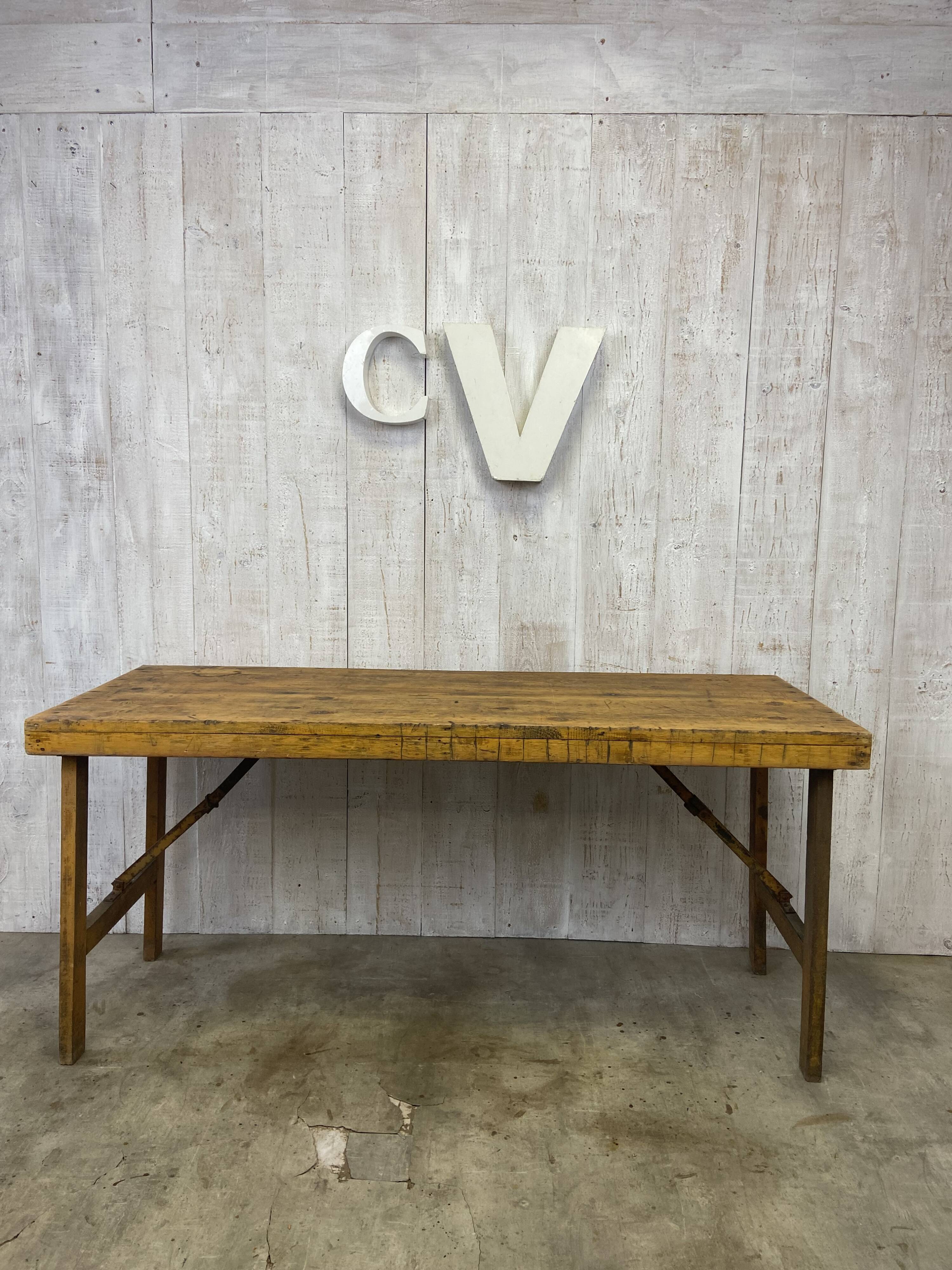Vintage workshop table