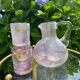 Carafe and glasses crystal glassworks of the popes