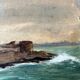 HST Marine painting “Saint Malo” signed Farlès very early 20th century
