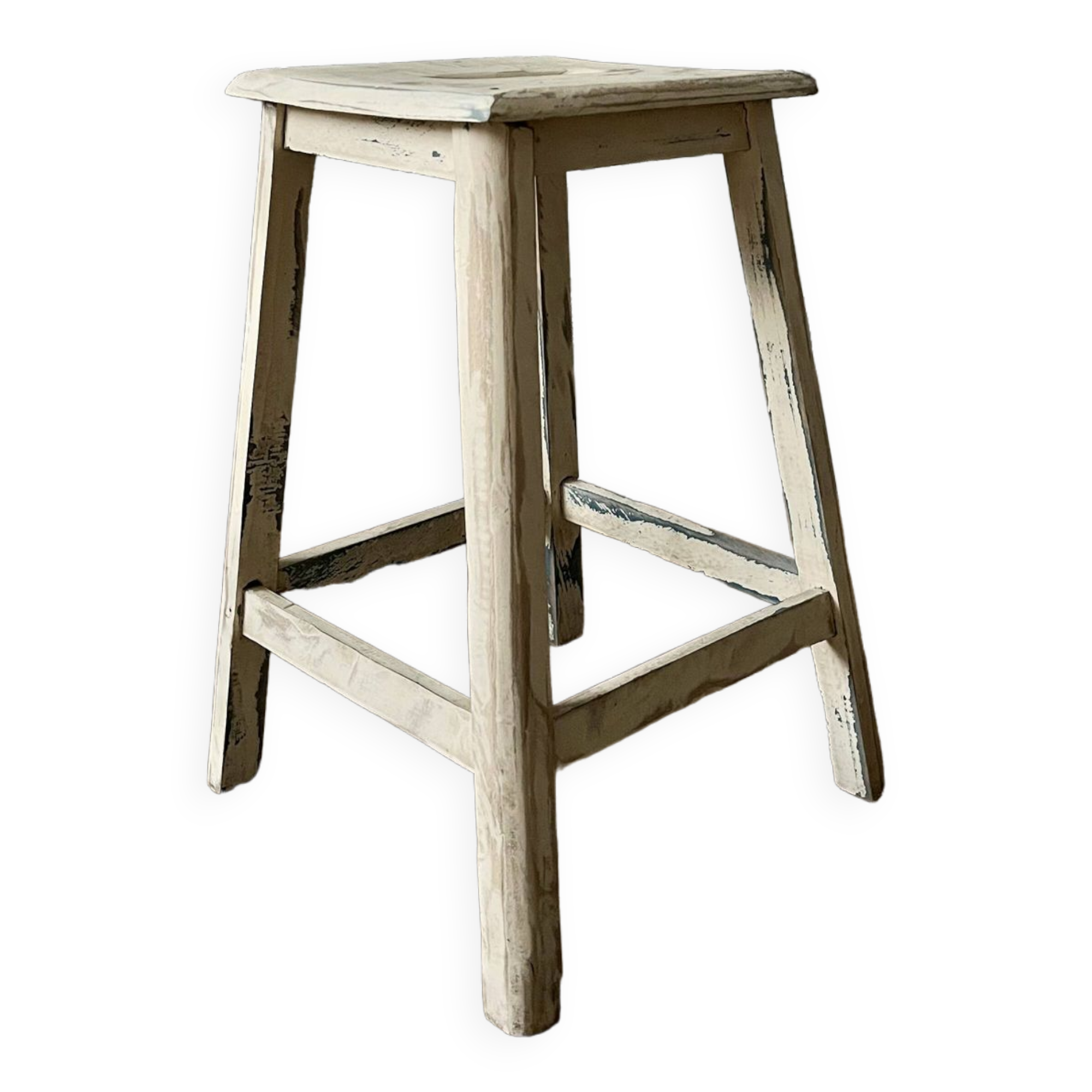 Weathered workshop stool (renovated)