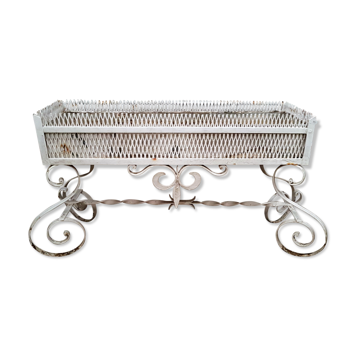 Jardinière en fer forgé