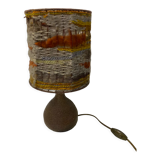 Vintage stoneware lamp