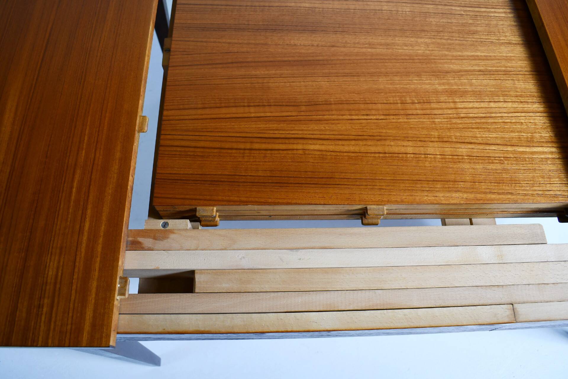 Large teak dining table. 1960s.