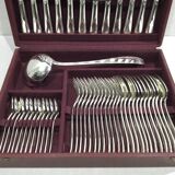 SFAM - Cutlery set 49 pieces Art Deco Silver Metal