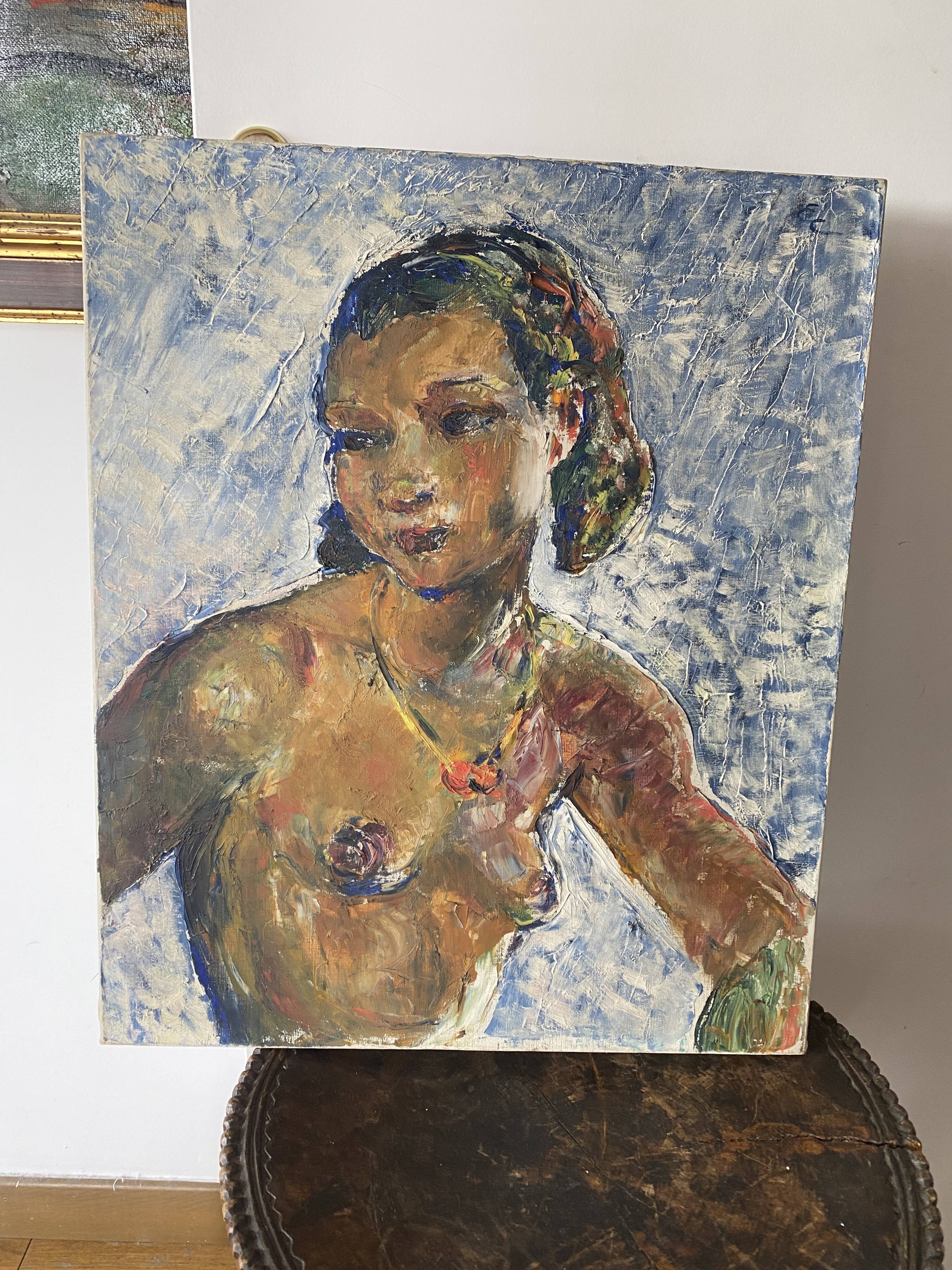 Portrait by Émile Compard (1900-1977)