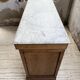 Oak and marble counter 1950