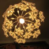 Suspension, vintage chandelier, 18 flowers