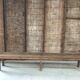 Slatted bench