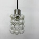 Large Bubble Glass Pendant by Helena Tynell for Limburg, Germany, 1970s