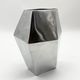 Vase "Prisme" en fonte d’aluminium, années 1980