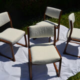 4 Baumann sleigh chairs