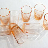 Service of 8 shot glasses