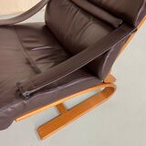 Armchair Leather by Nelo Sweden, 1970s