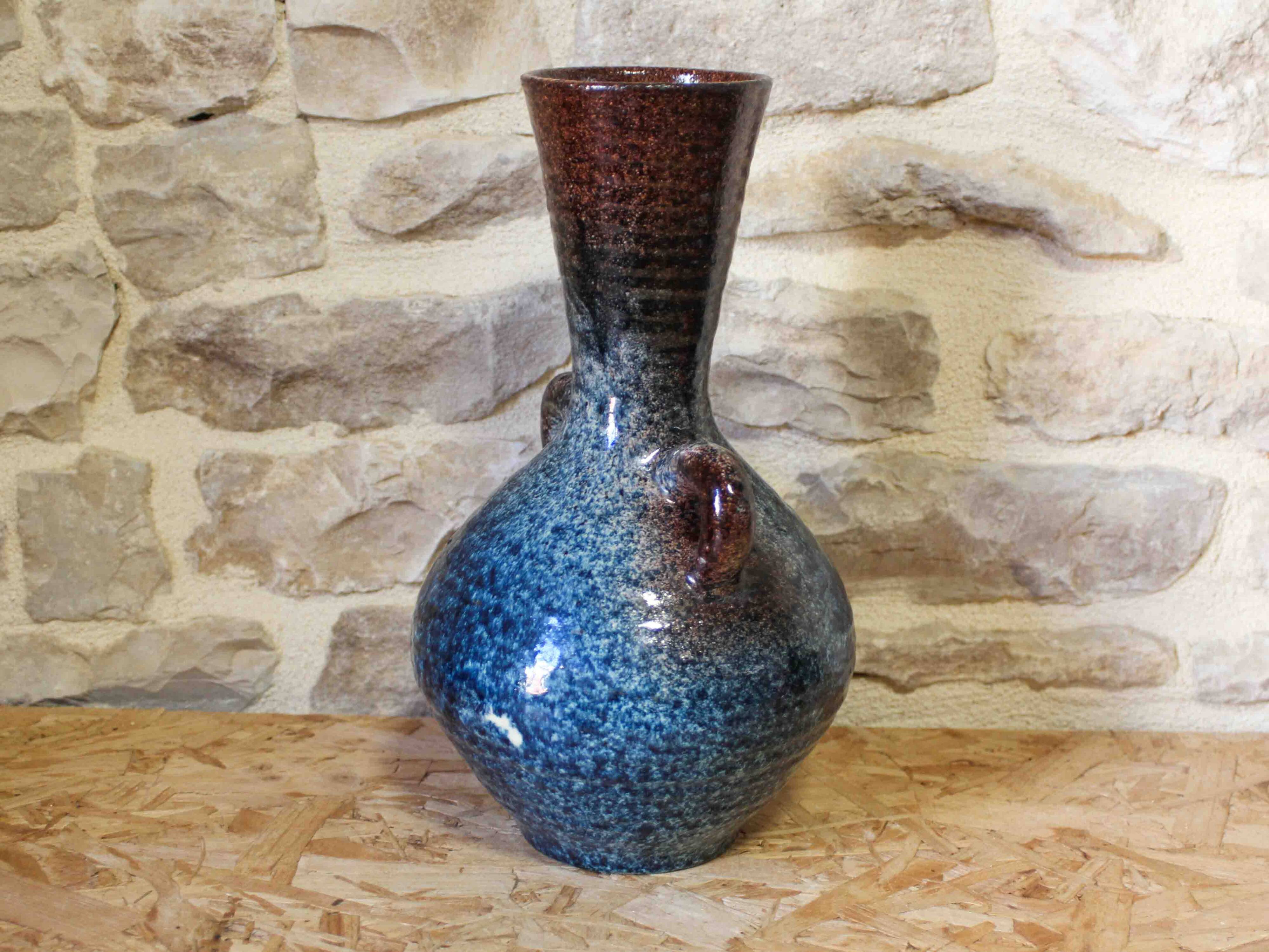 Double-handled ceramic vase Accolay