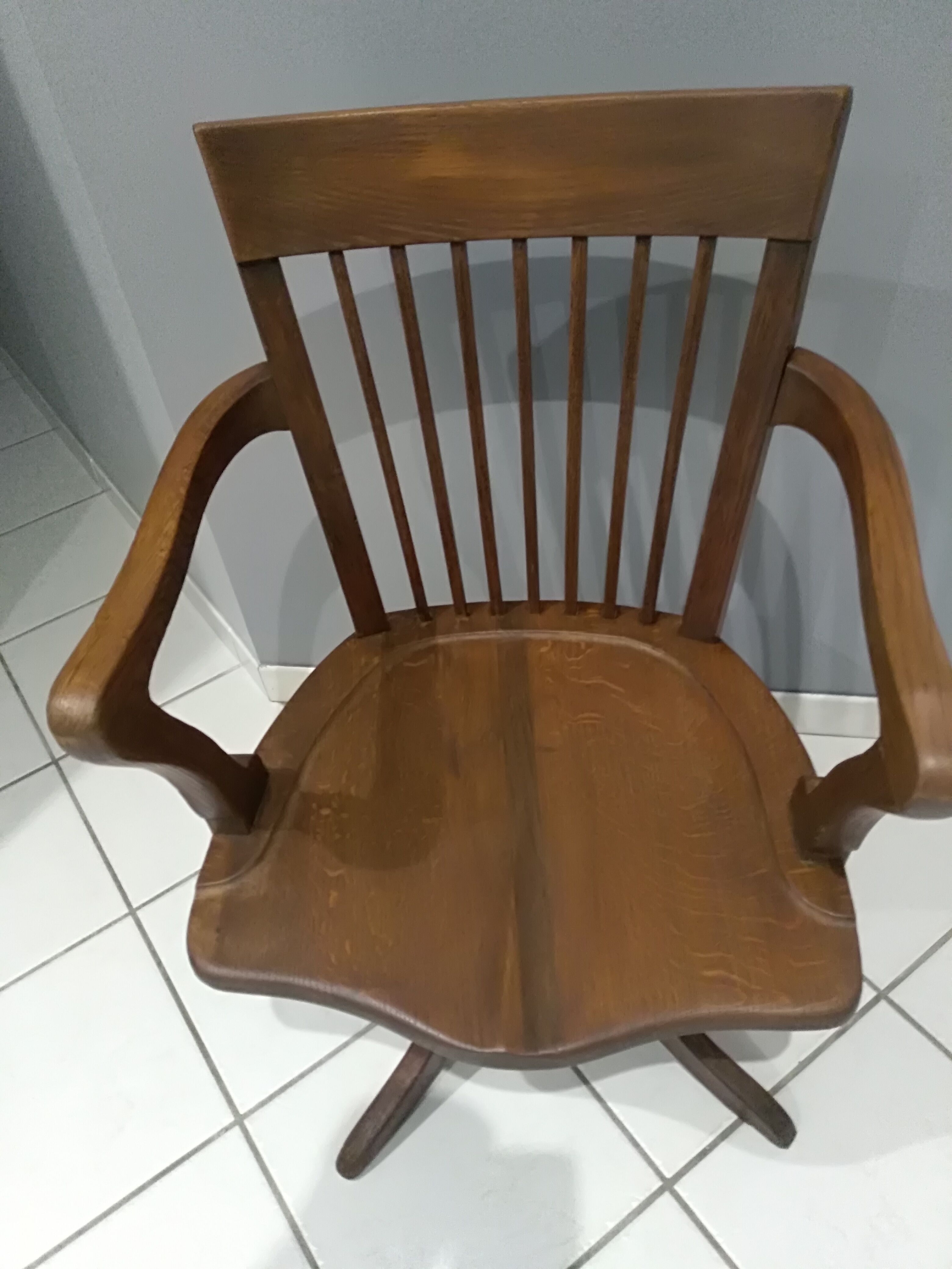 American 1920 office armchair