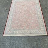 Persian rug burgundy wool 135x195cm