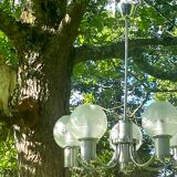 Chandelier "vintage design" 70, 5 fires