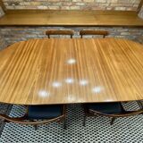 Table & chaises by Ole Wanscher, Poul Jeppesen, Danemark