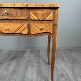 Marquetry Dressing Table, Louis XV Style, 20th Century