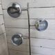 Vintage eyeball floor lamp in chrome metal with tulip base
