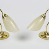 Une paire de lampes, années 1980