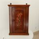 Old bathroom cabinet in solid oak, mid-20th century