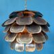 Mid Century Modern Brutalist Artichoke Pendent By Sven Åge Holm Sørens