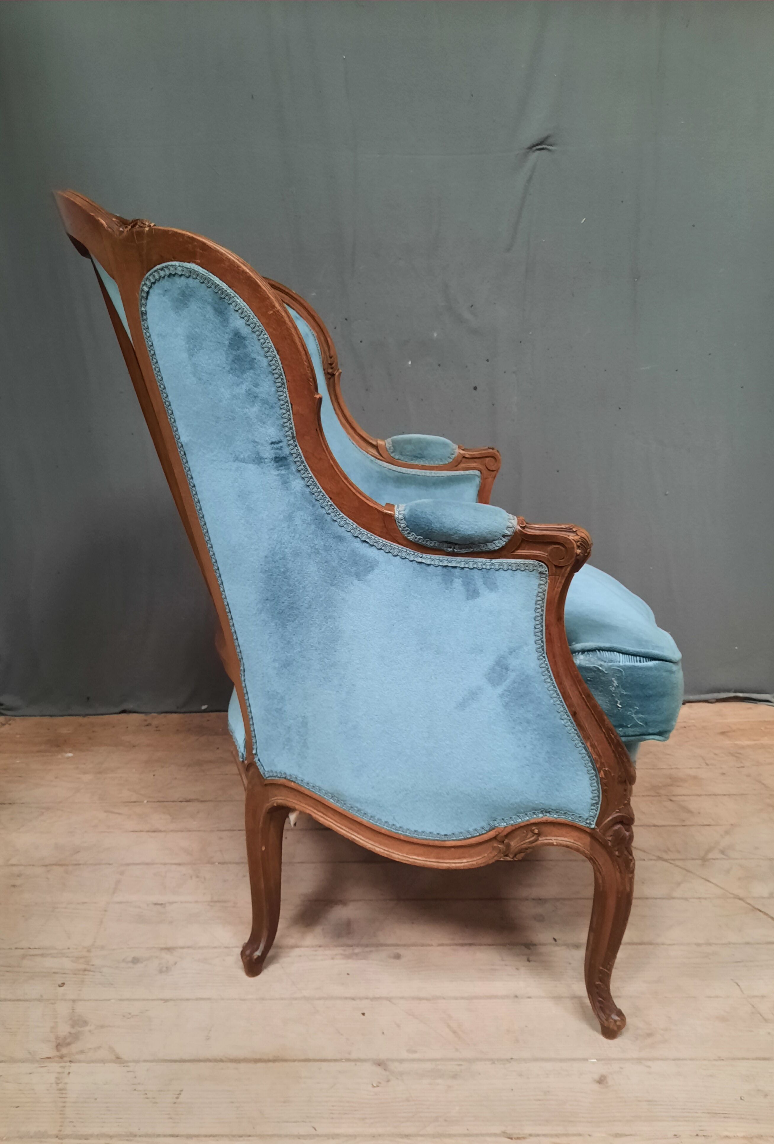 Blue shepherd Louis XV style