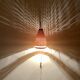 Danish Teak and Wicker Wall Lamp