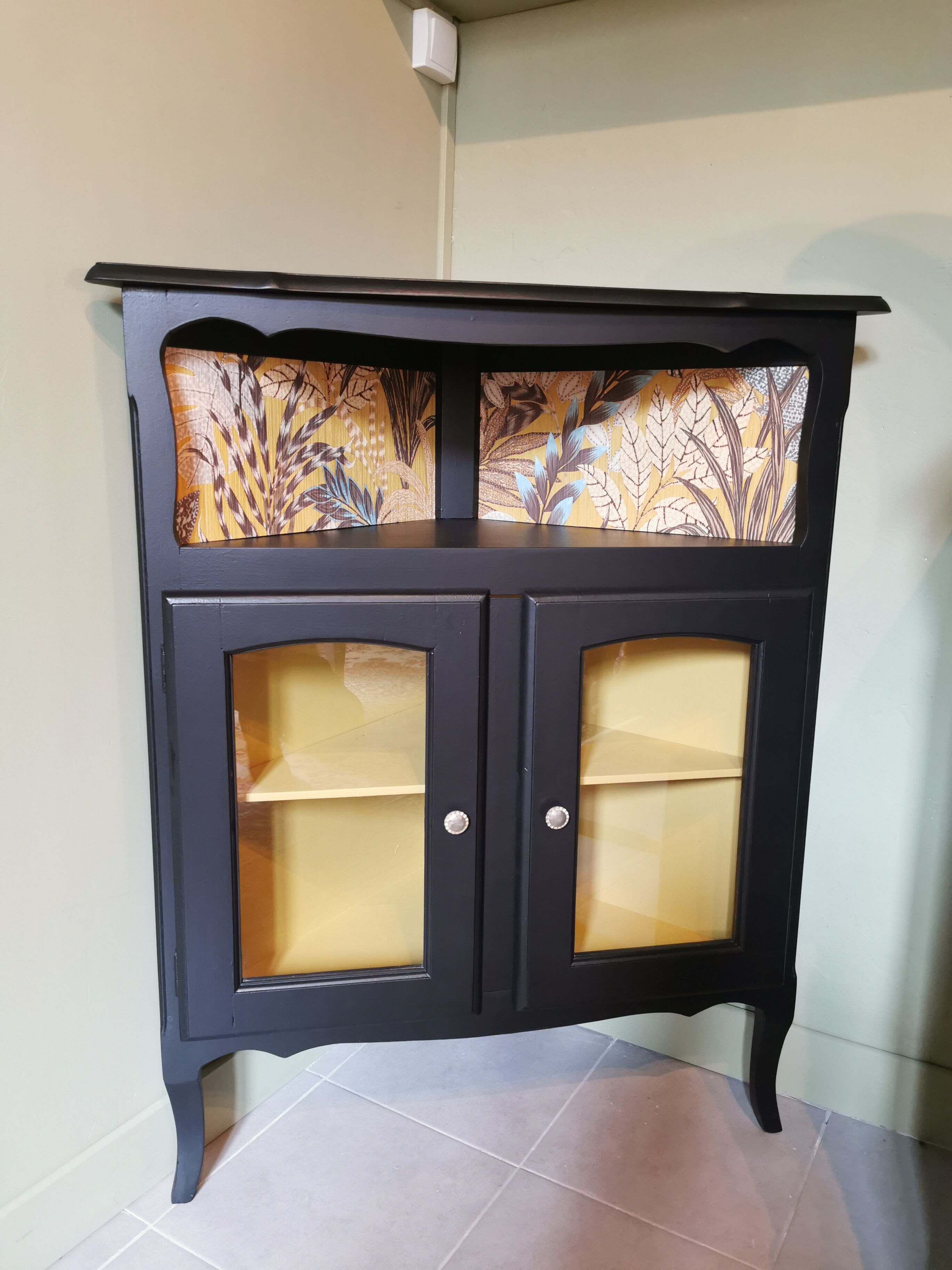 Restyled corner cabinet