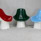 3 painted fiberglass “space age” armchairs. France, circa 1970