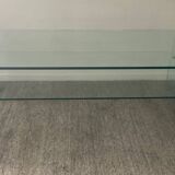 80s Glass Coffee Table