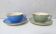 2 cups and saucers Villeroy & Boch SAAR Lucien ENGEL vintage