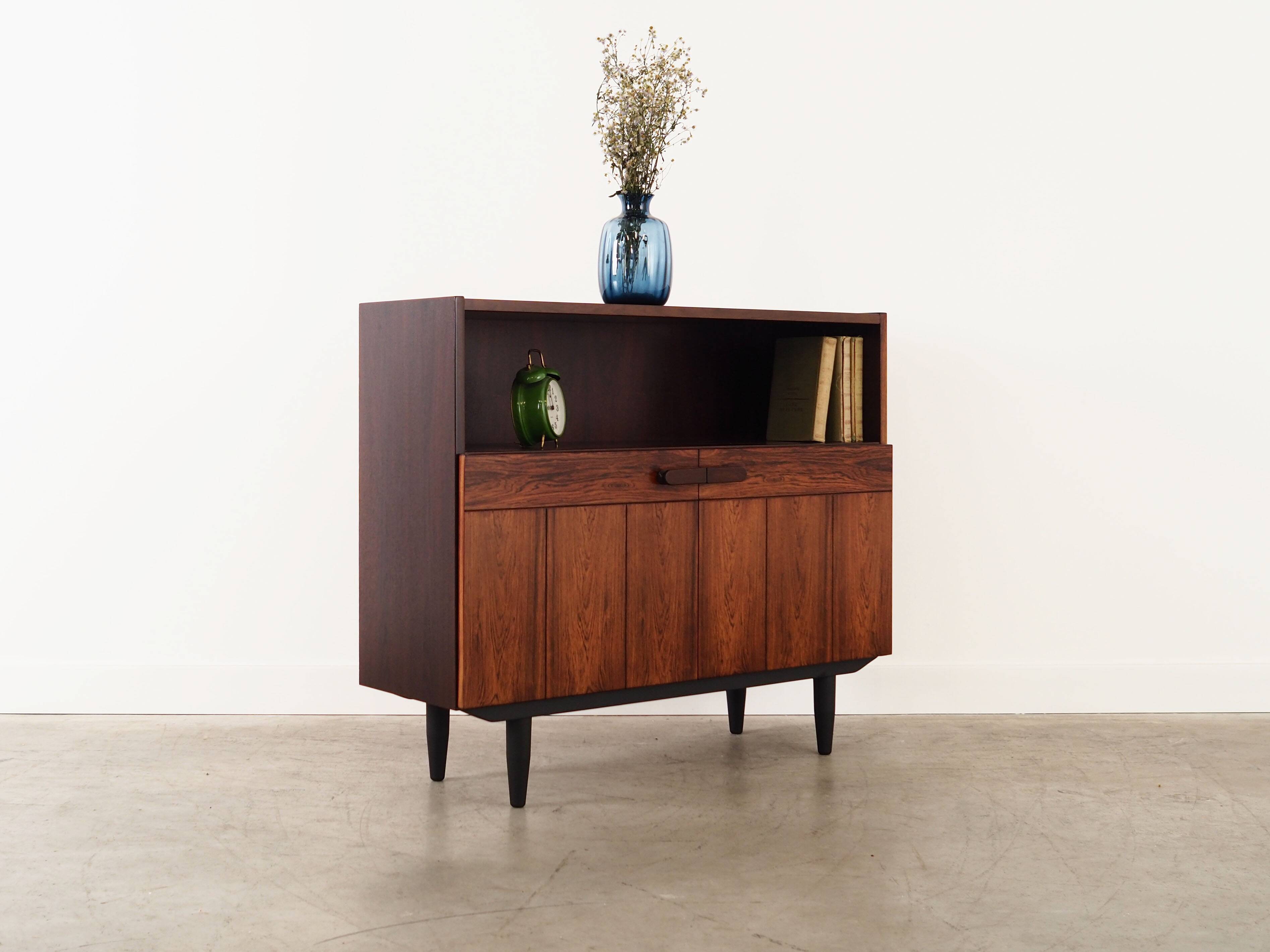 Meuble en palissandre, design danois, années 1970, fabrication : Danemark