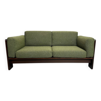 Tobia Scarpa nouveau canapé 2 places boucle verte "Bastiano" pour Knoll, années 1960