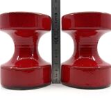 2 Steuler ceramic candle holders • Design Cari Zalloni • Circa 60-70