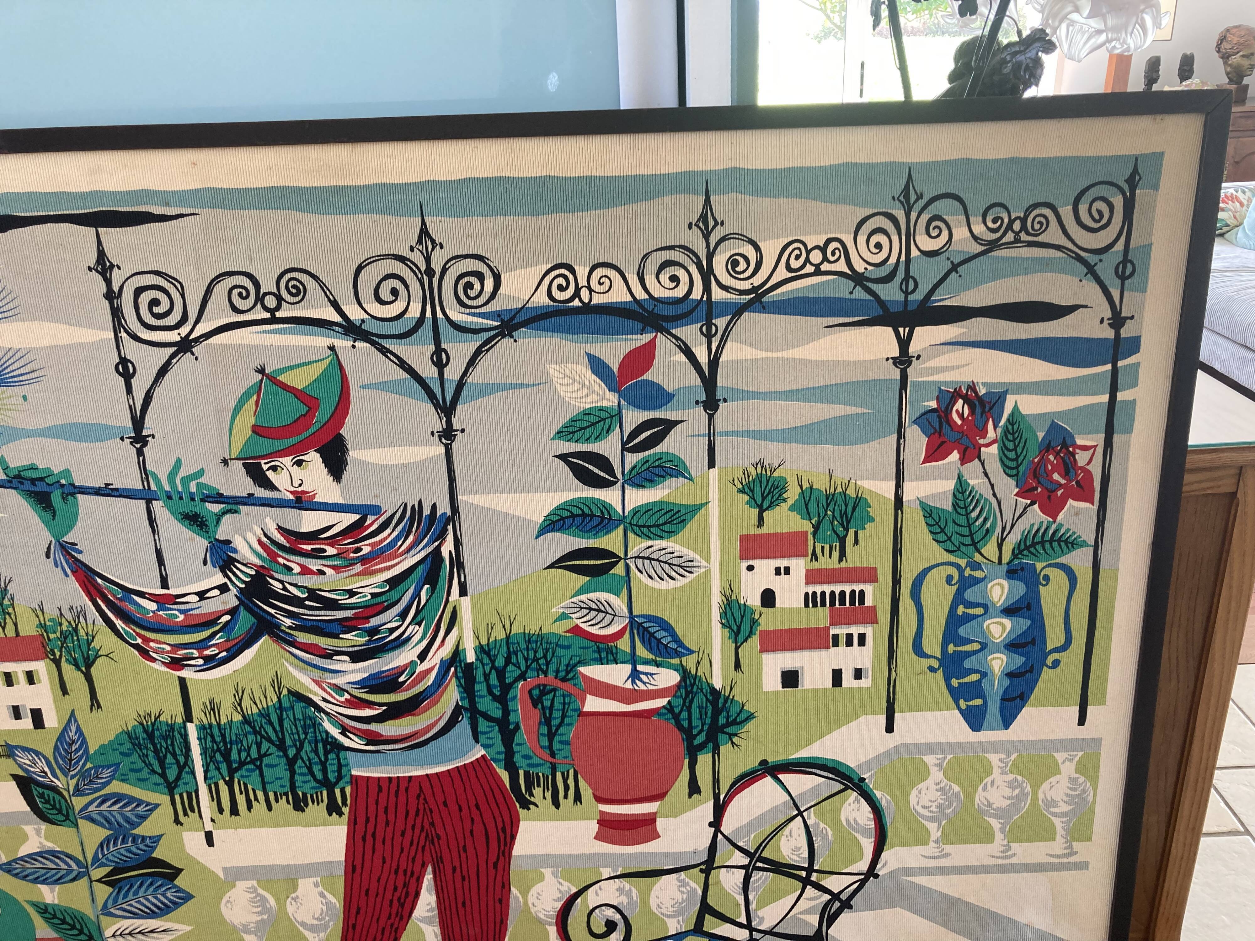 Toile peinte de bissery